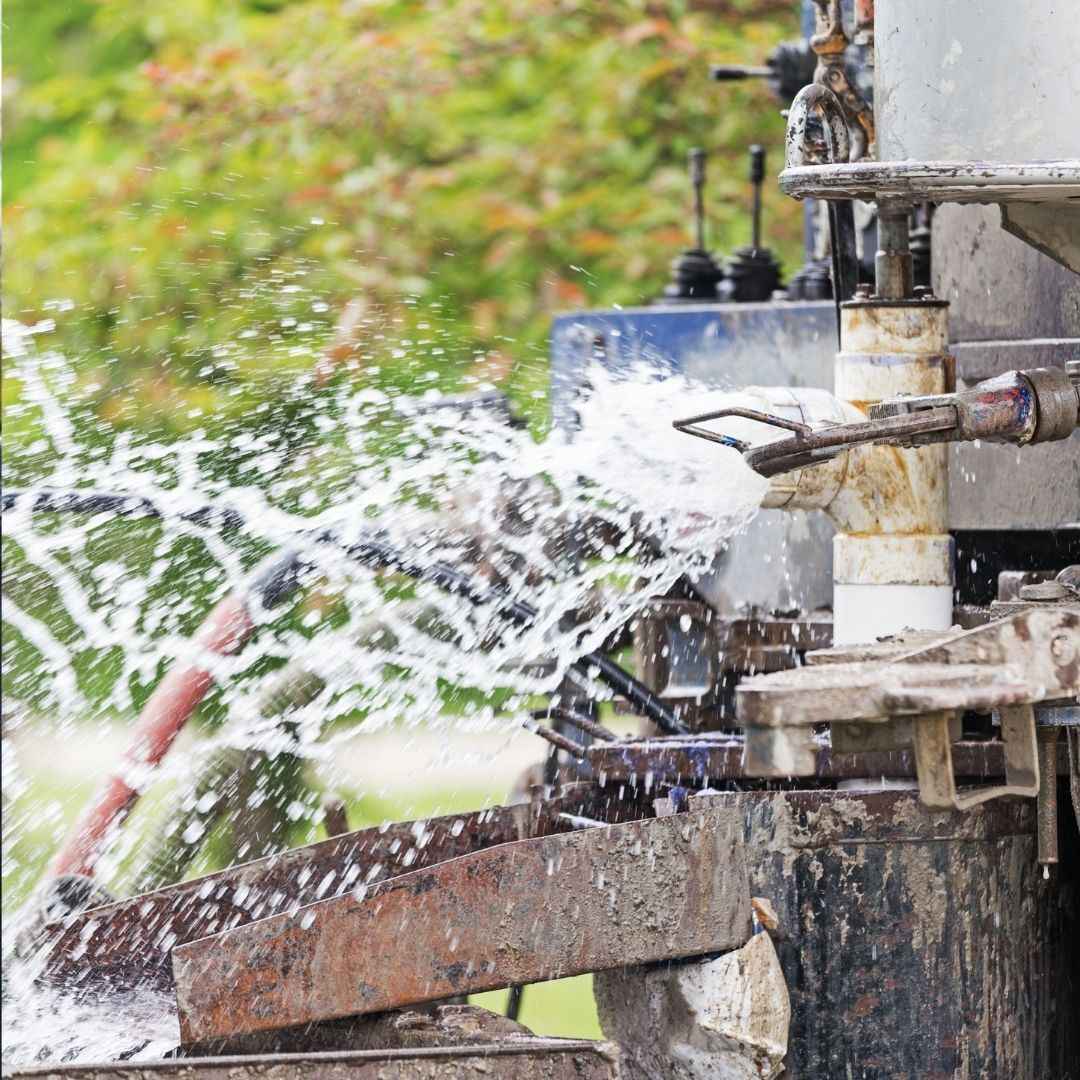 water well pump drilling