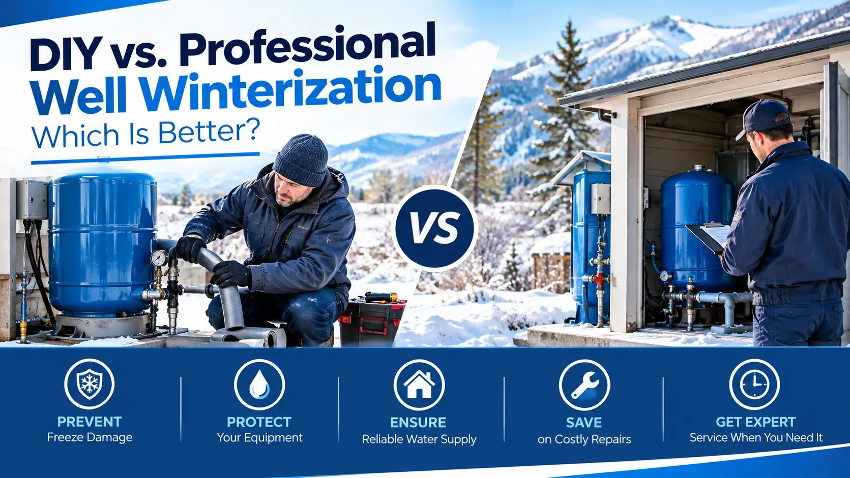 DIY vs. Professional Well Winterization